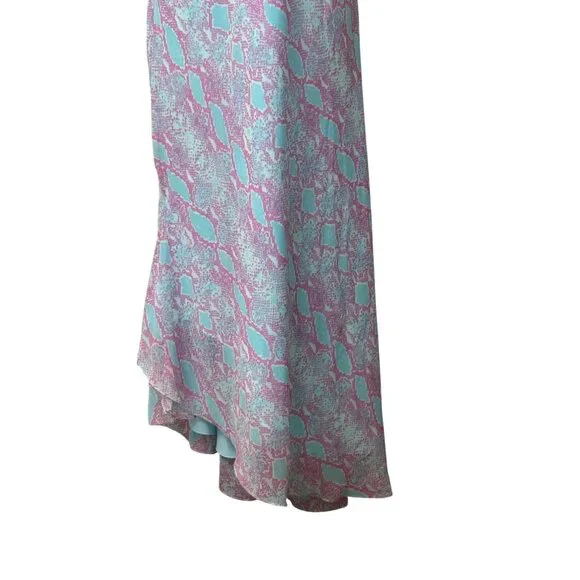 DVF Diane von Furstenberg Talia Tank Midi Dress In Sea Python Crest print, Sz. 6 - Picture 13 of 13